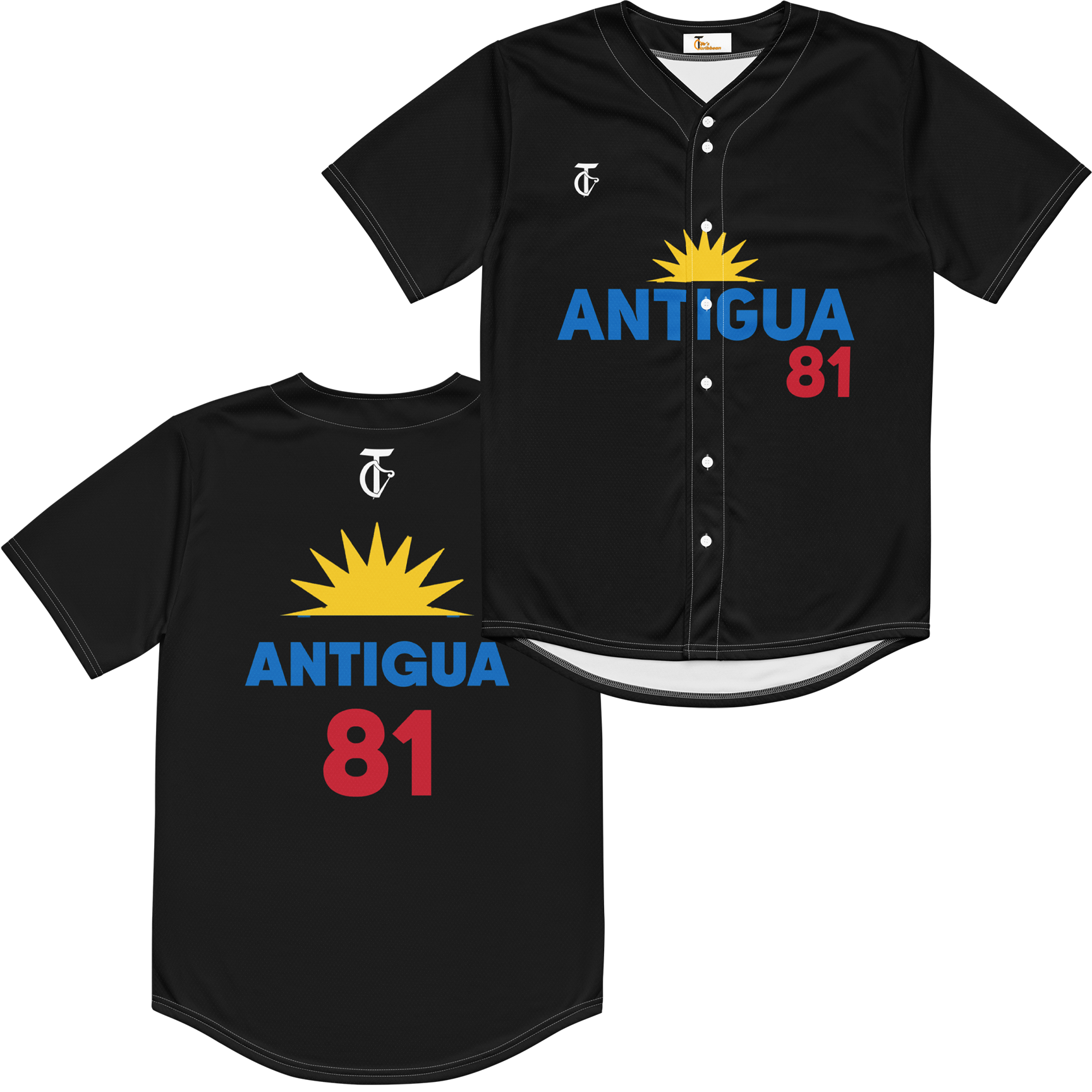 Antigua Baseball Jersey
