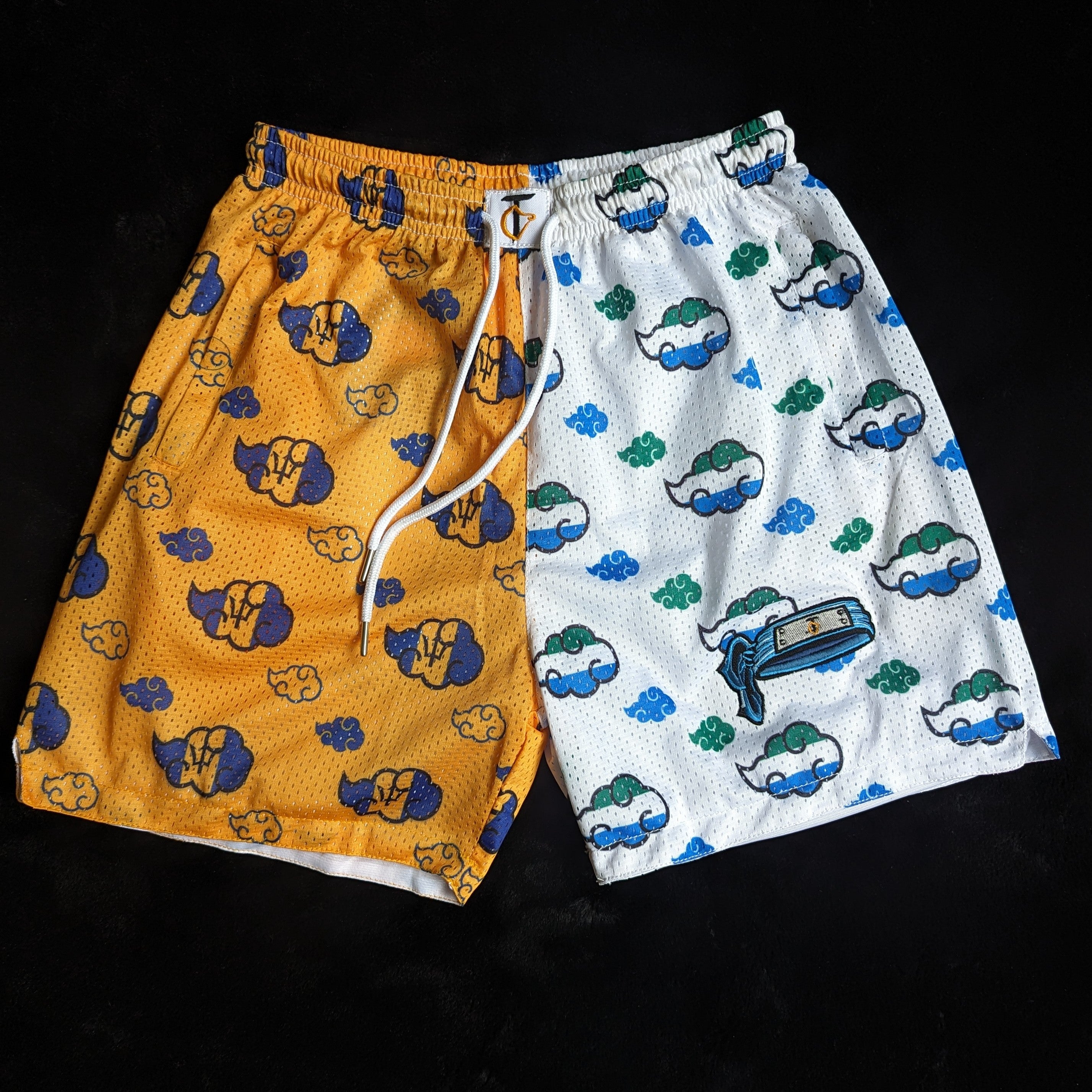 Barbados Akatsuki Cloud All-Over-Print Mesh Shorts