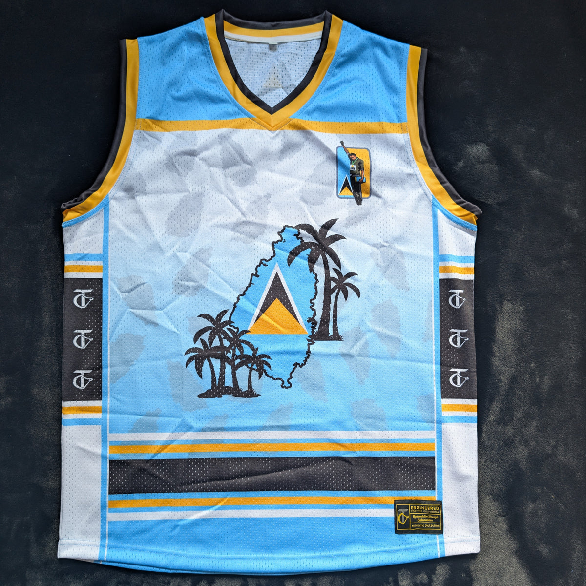 Custom St Lucia Basketball Jersey