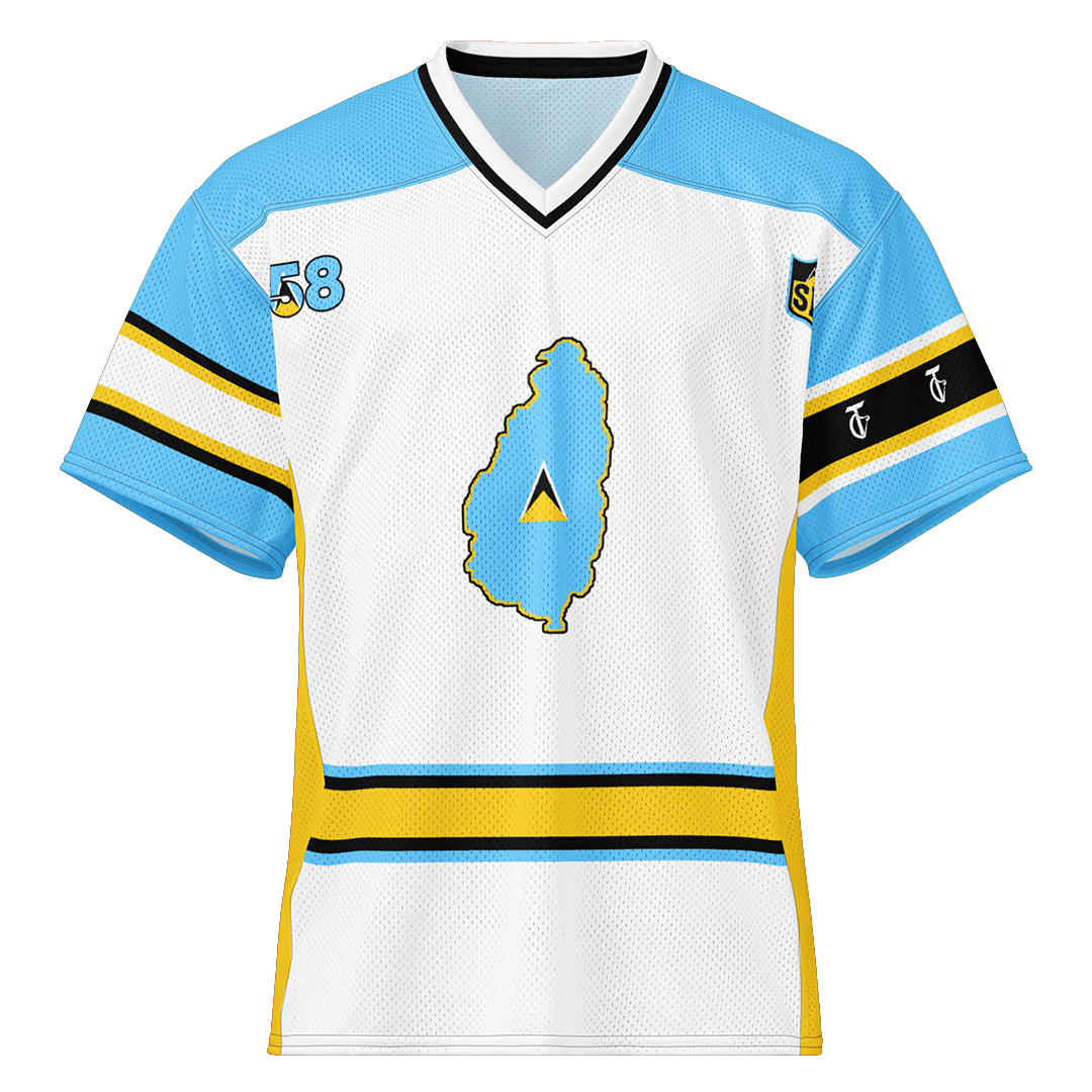 Custom St Lucia American Football Jersey