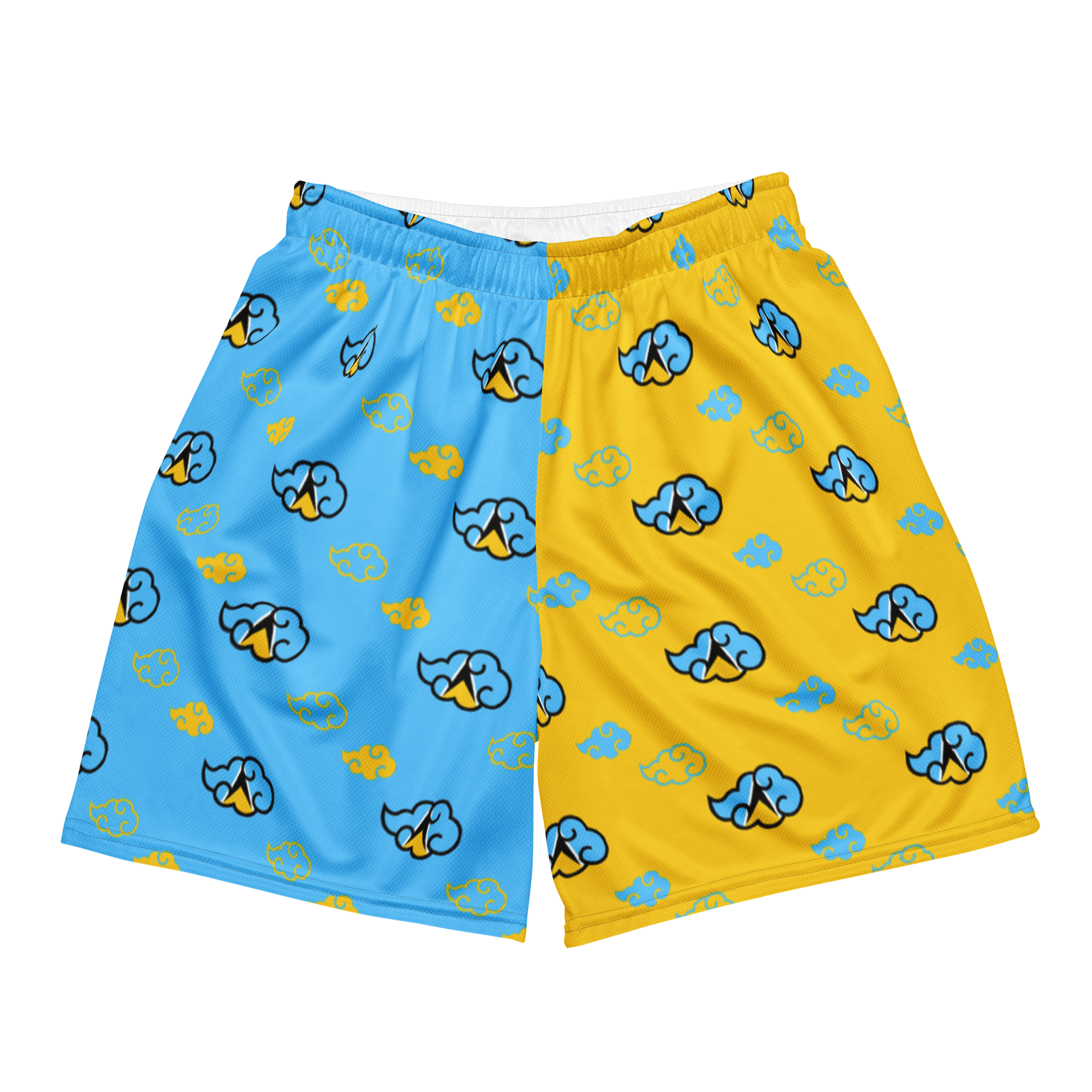 St Lucia Akatsuki Cloud All-Over-Print Mesh Shorts