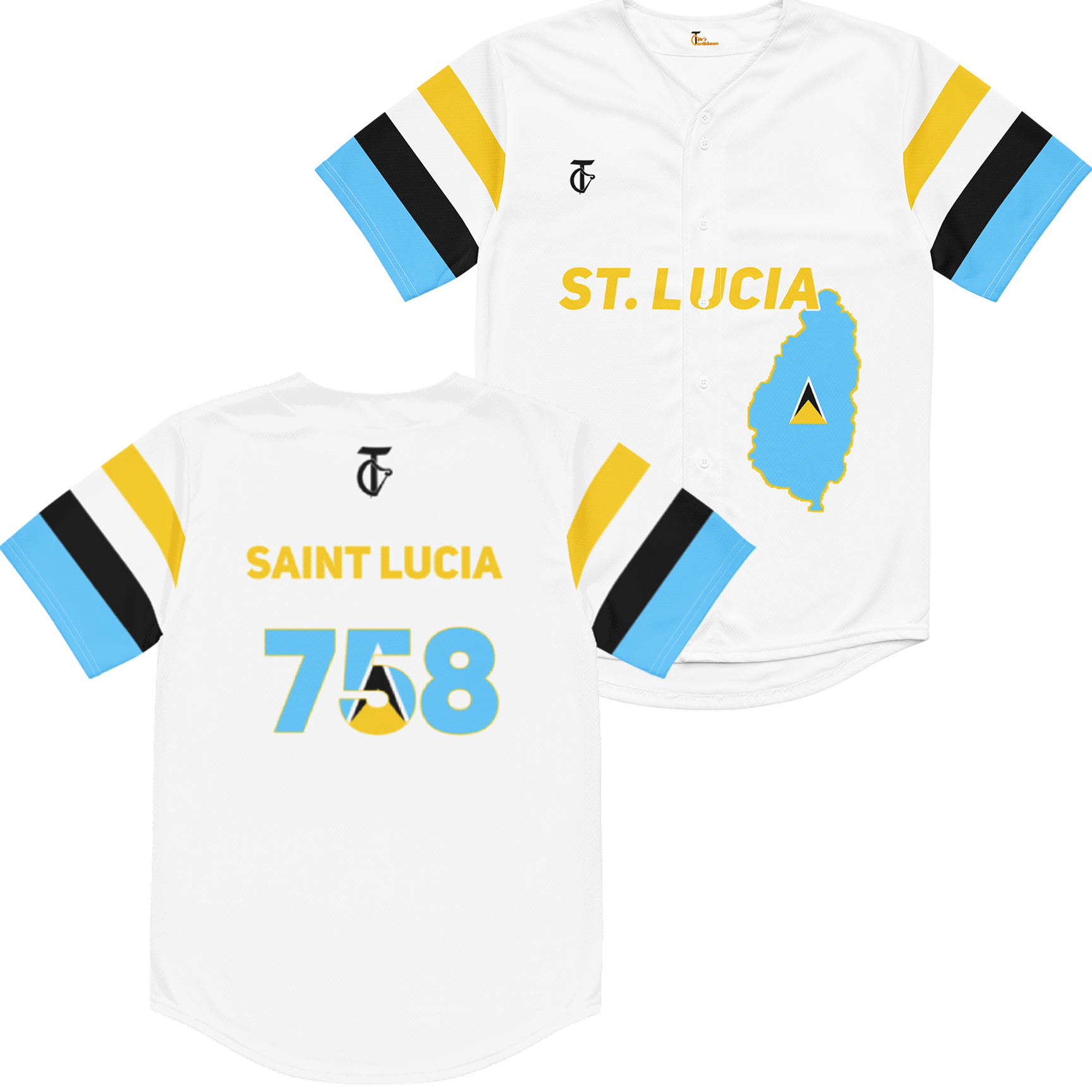 St Lucia Baseball Jersey