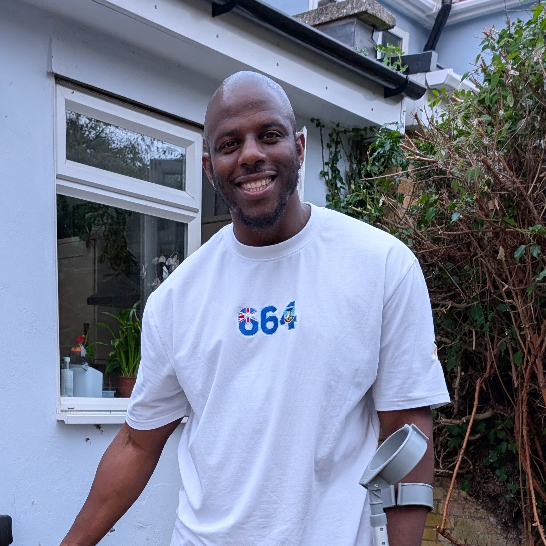 Montserrat Dial Code (+664) Embroidered T-Shirt