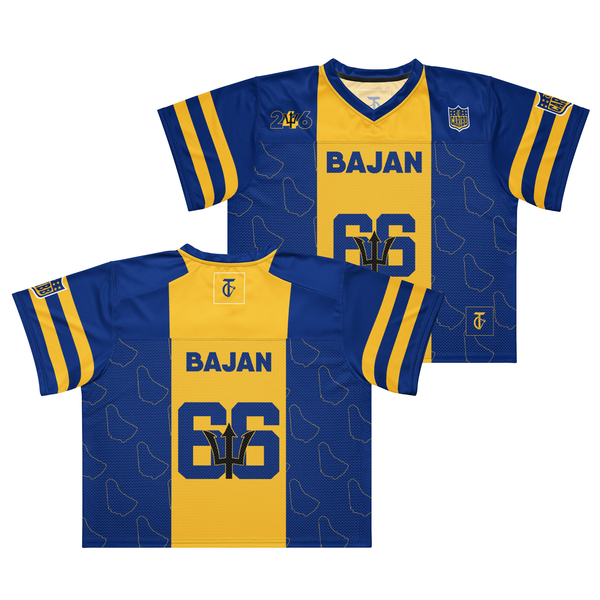 Custom Barbados American Football Jersey
