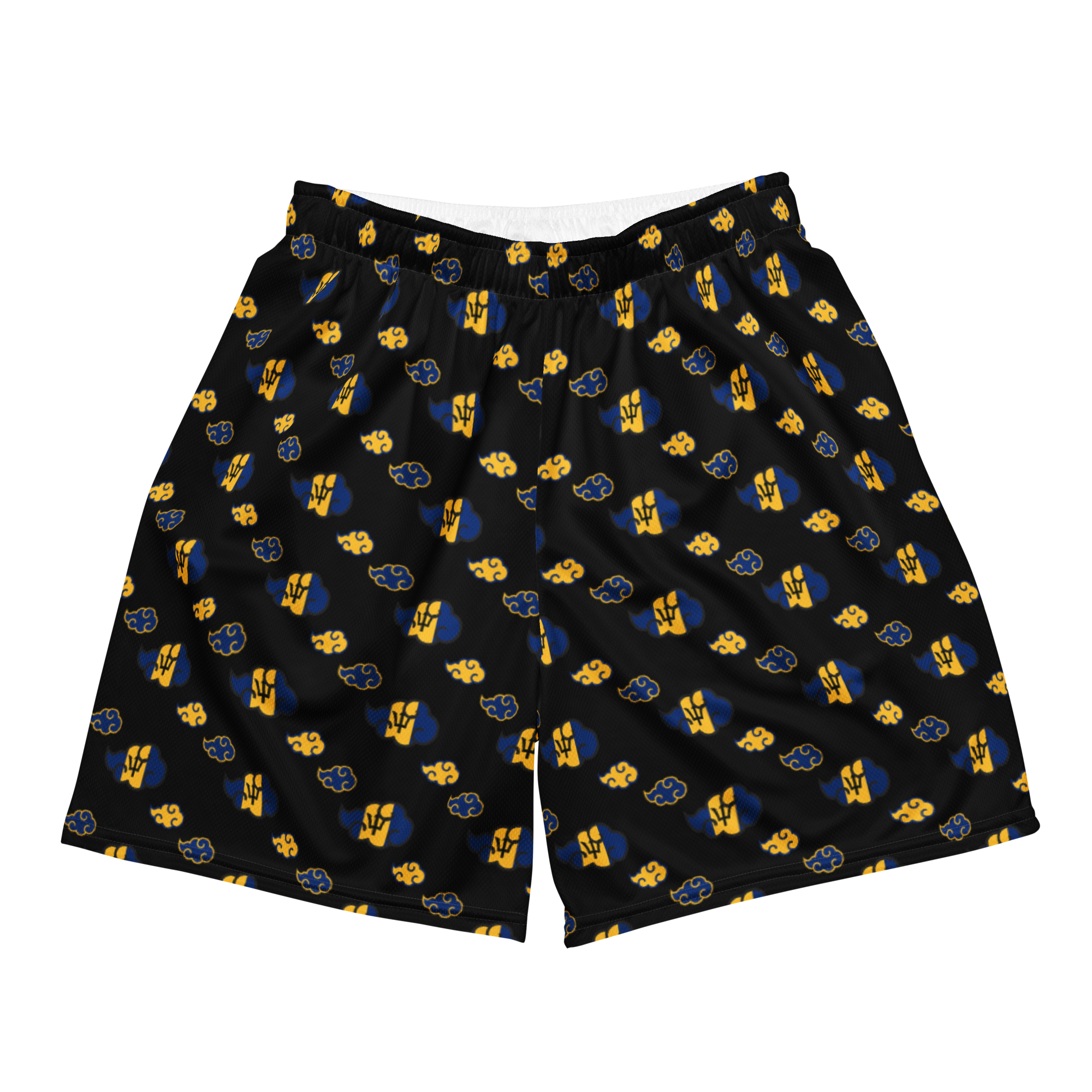Barbados Akatsuki Cloud All-Over-Print Mesh Shorts