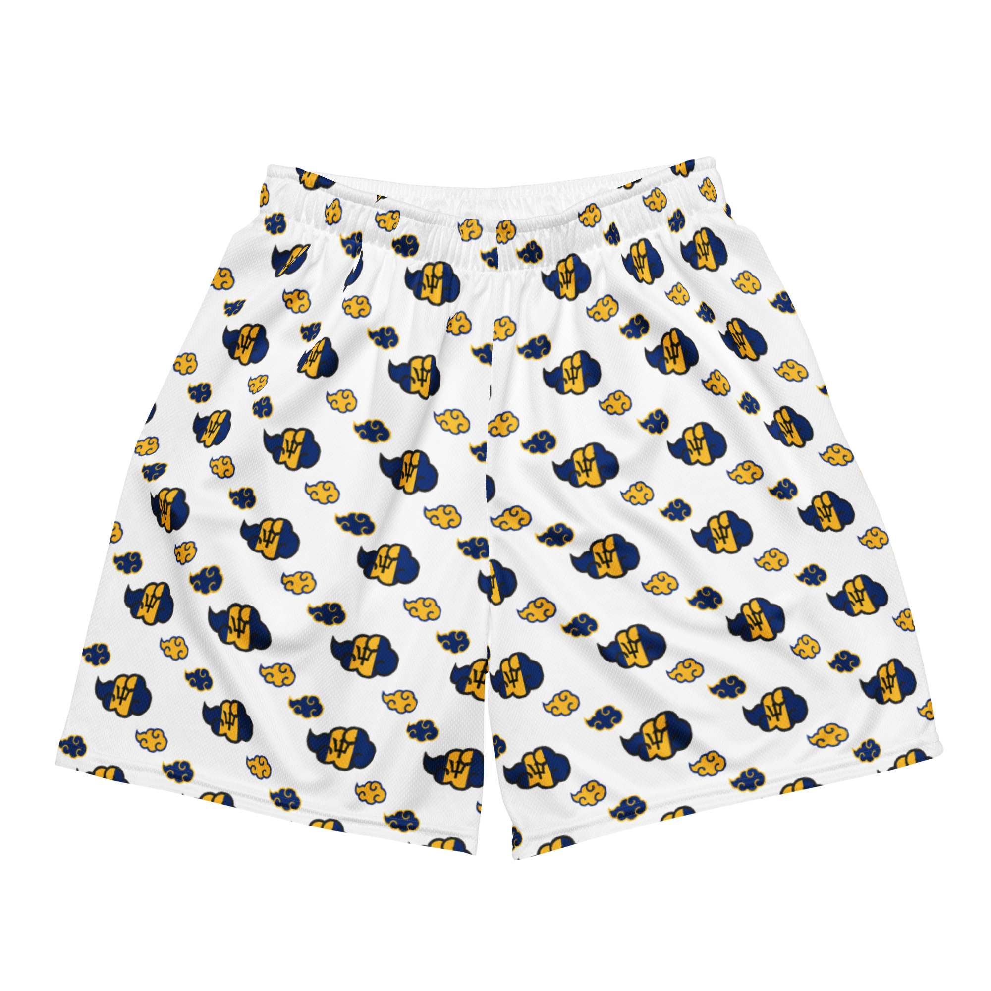 Barbados Akatsuki Cloud All-Over-Print Mesh Shorts