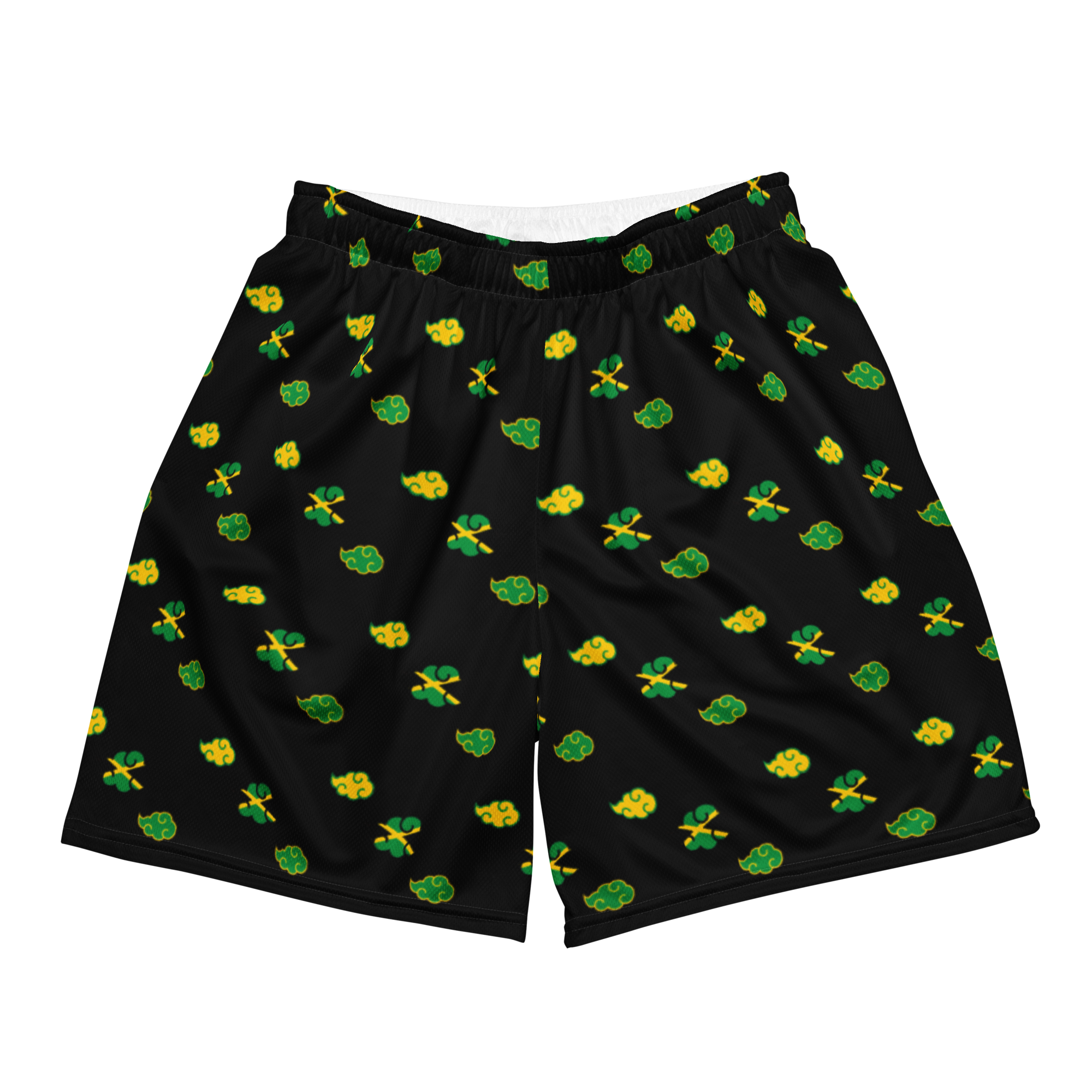 Jamaica Akatsuki Cloud All-Over-Print Mesh Shorts