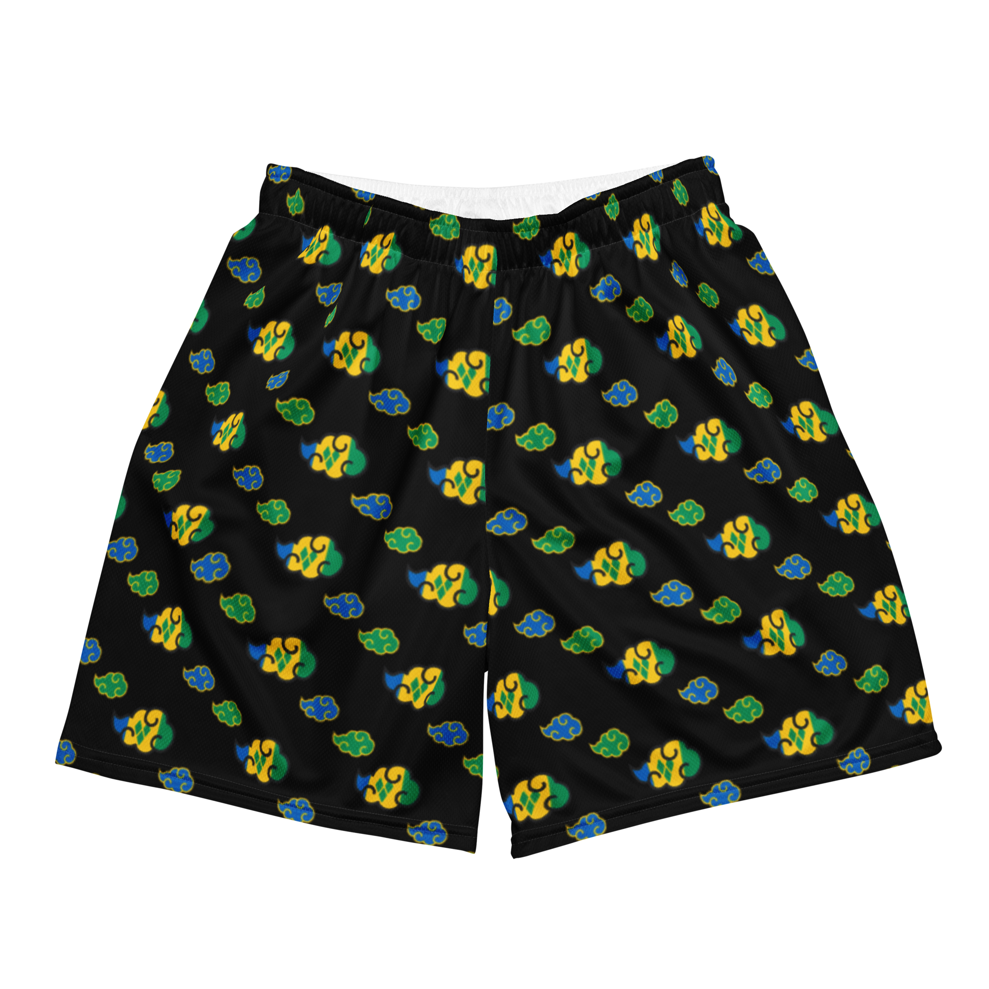 St Vincent Akatsuki Cloud All-Over-Print Mesh Shorts