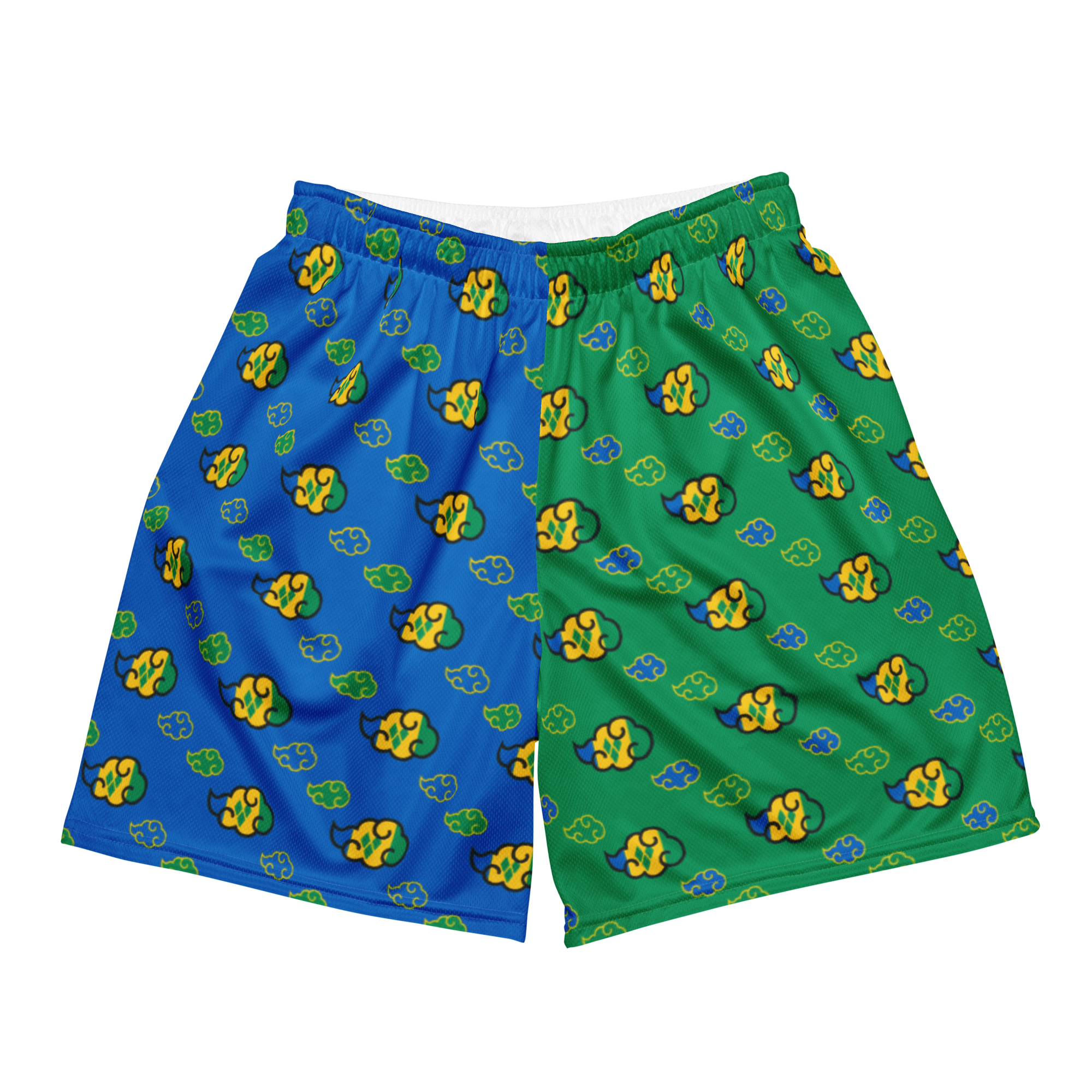 St Vincent Akatsuki Cloud All-Over-Print Mesh Shorts