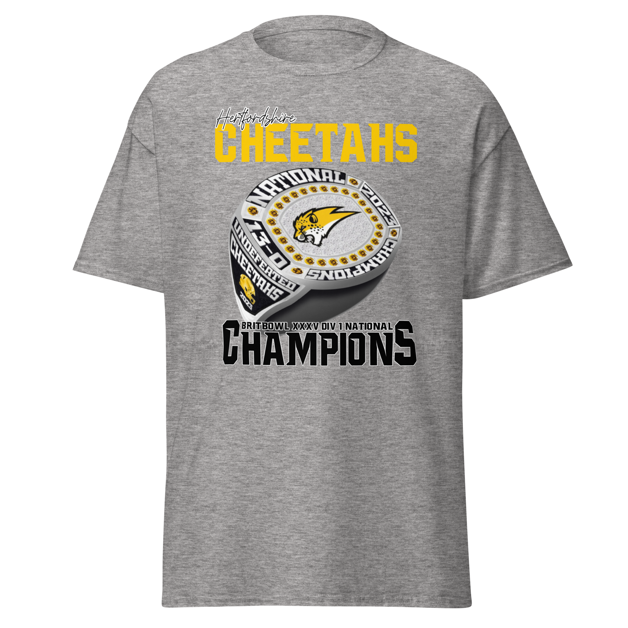 Cheetah's Div 1  National Conference Championship Merchandise