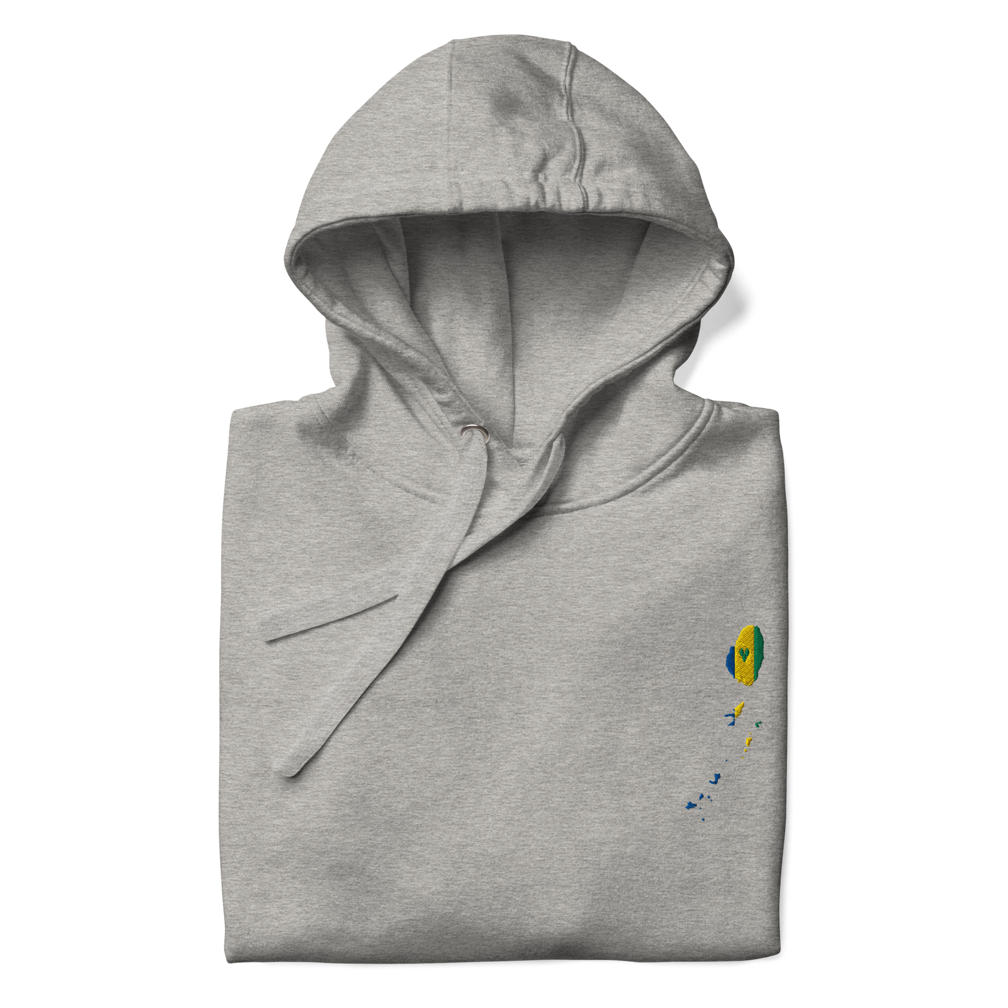 St. Vincent and The Grenadines Island Embroidered Hoodie