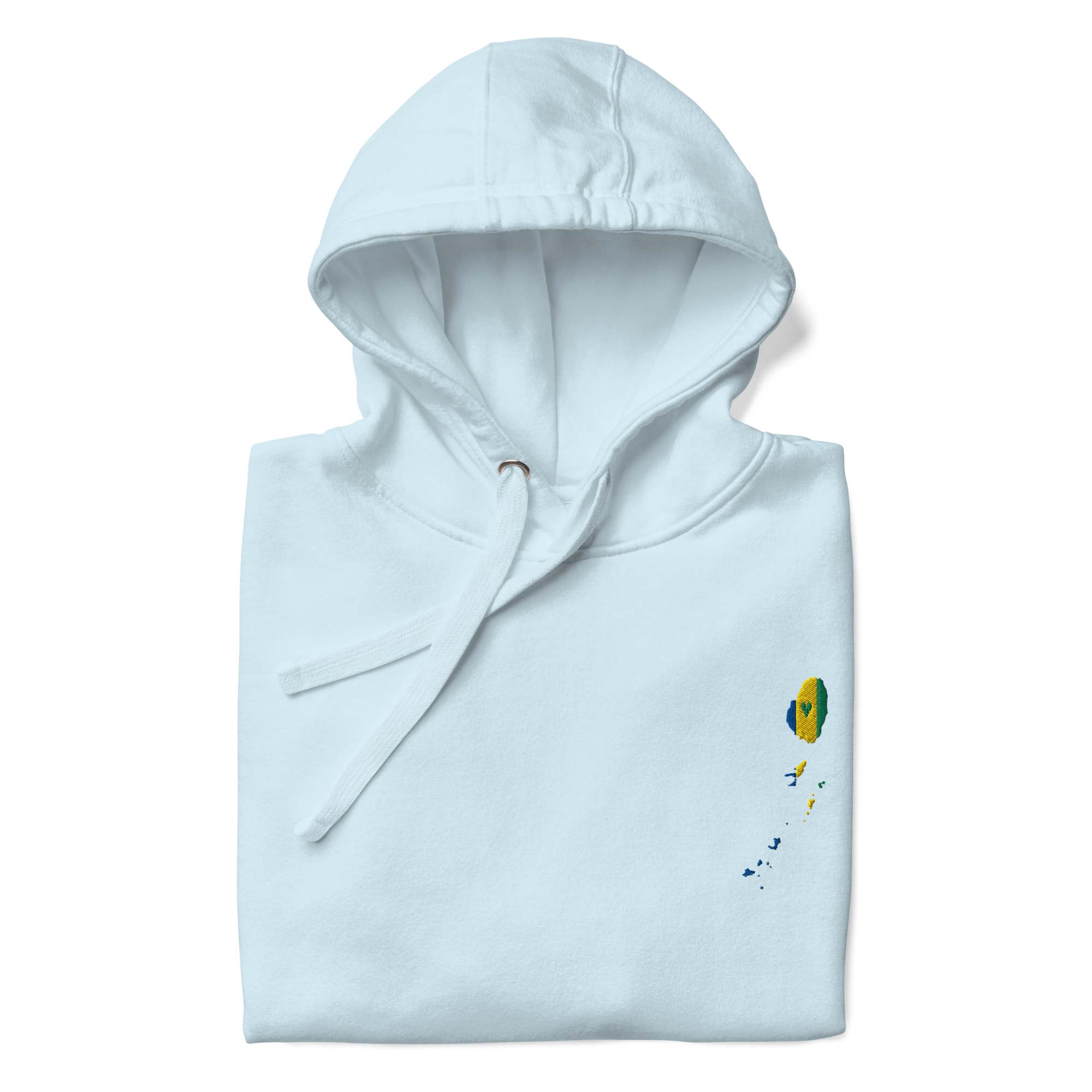 St. Vincent and The Grenadines Island Embroidered Hoodie