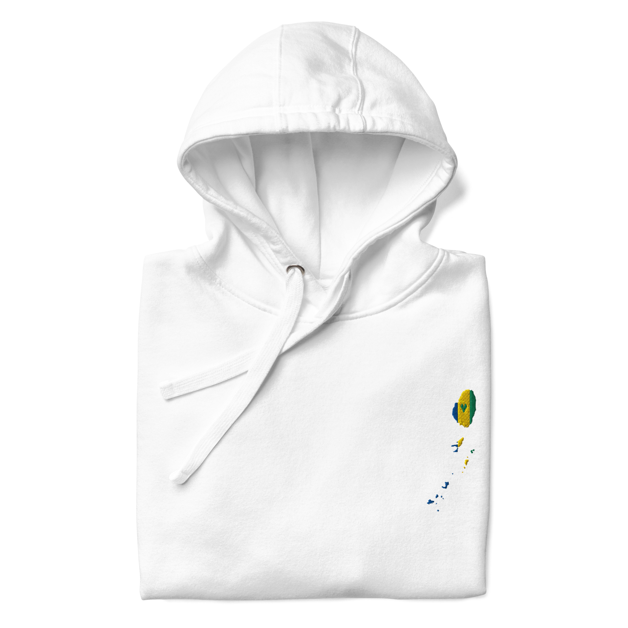 St. Vincent and The Grenadines Island Embroidered Hoodie