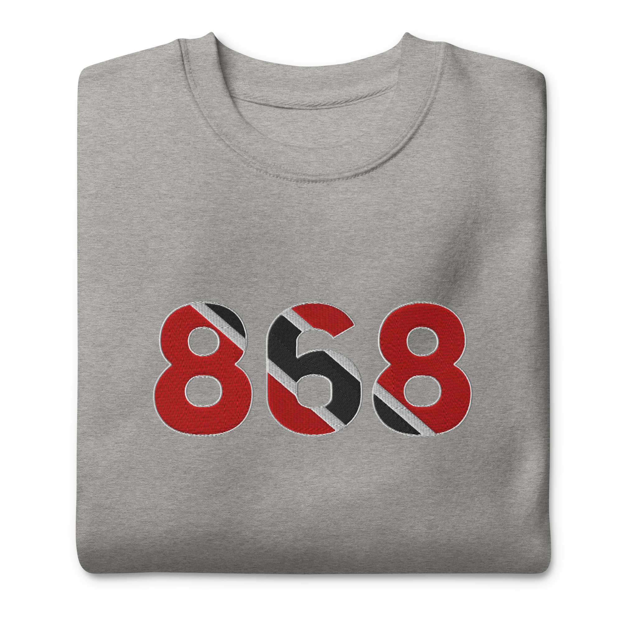 Trinidad & Tobago Dial Code (+868) Embroidered T-Shirt