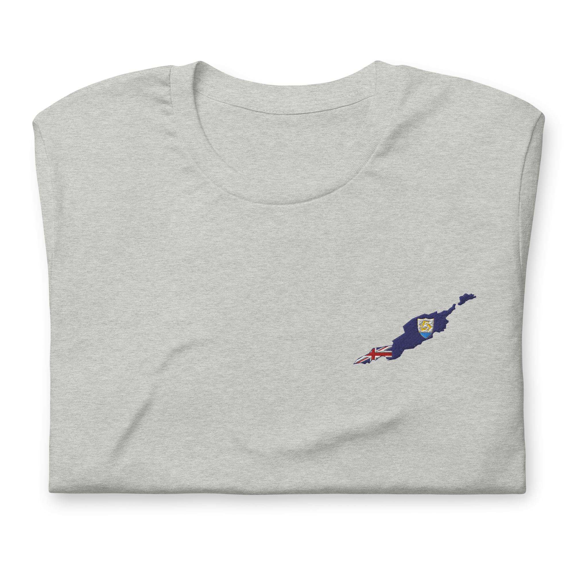 Anguilla Island Embroidered T-Shirt