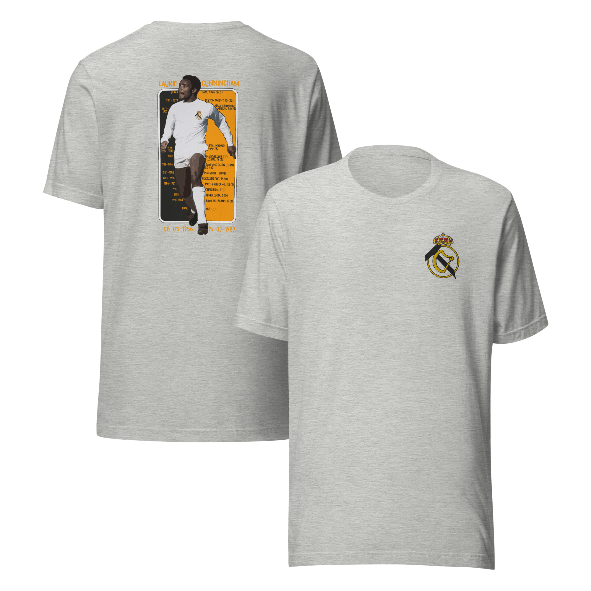 Laurie Cunningham Tribute T-Shirt - TC Original Badge