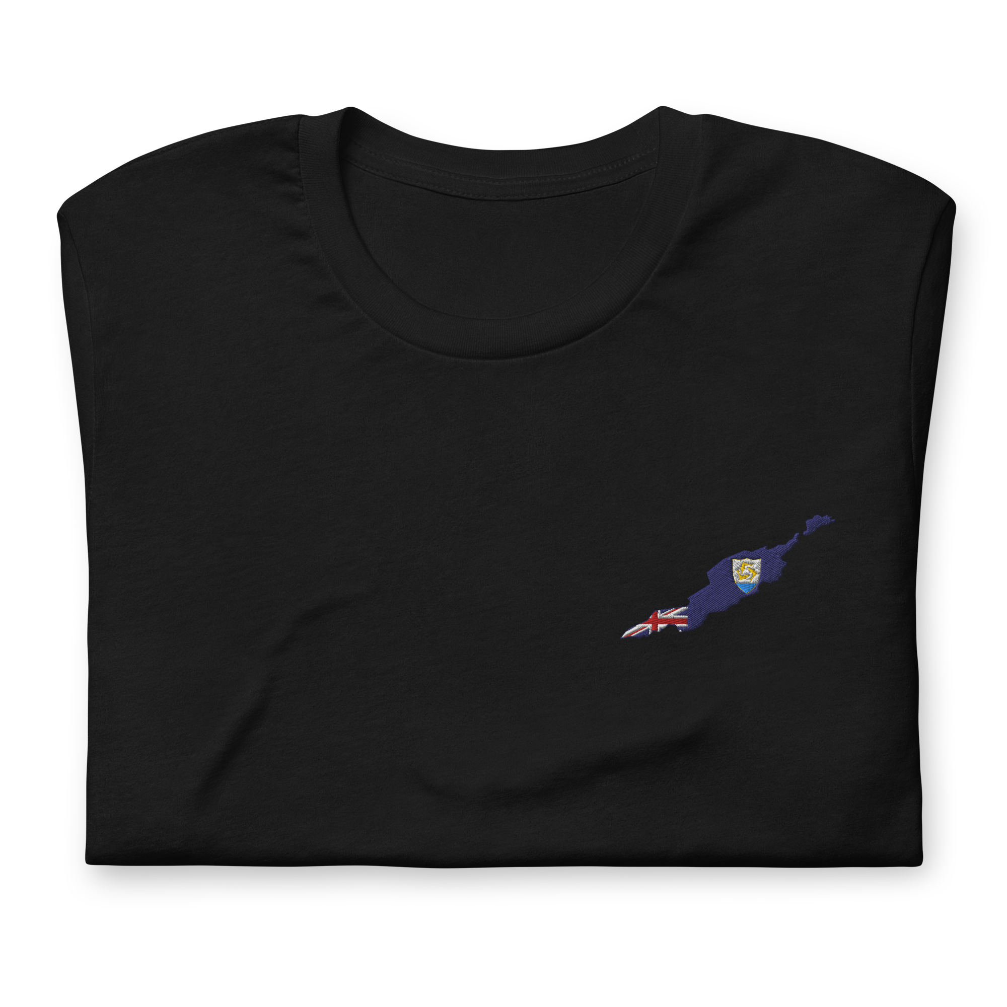 Anguilla Island Embroidered T-Shirt