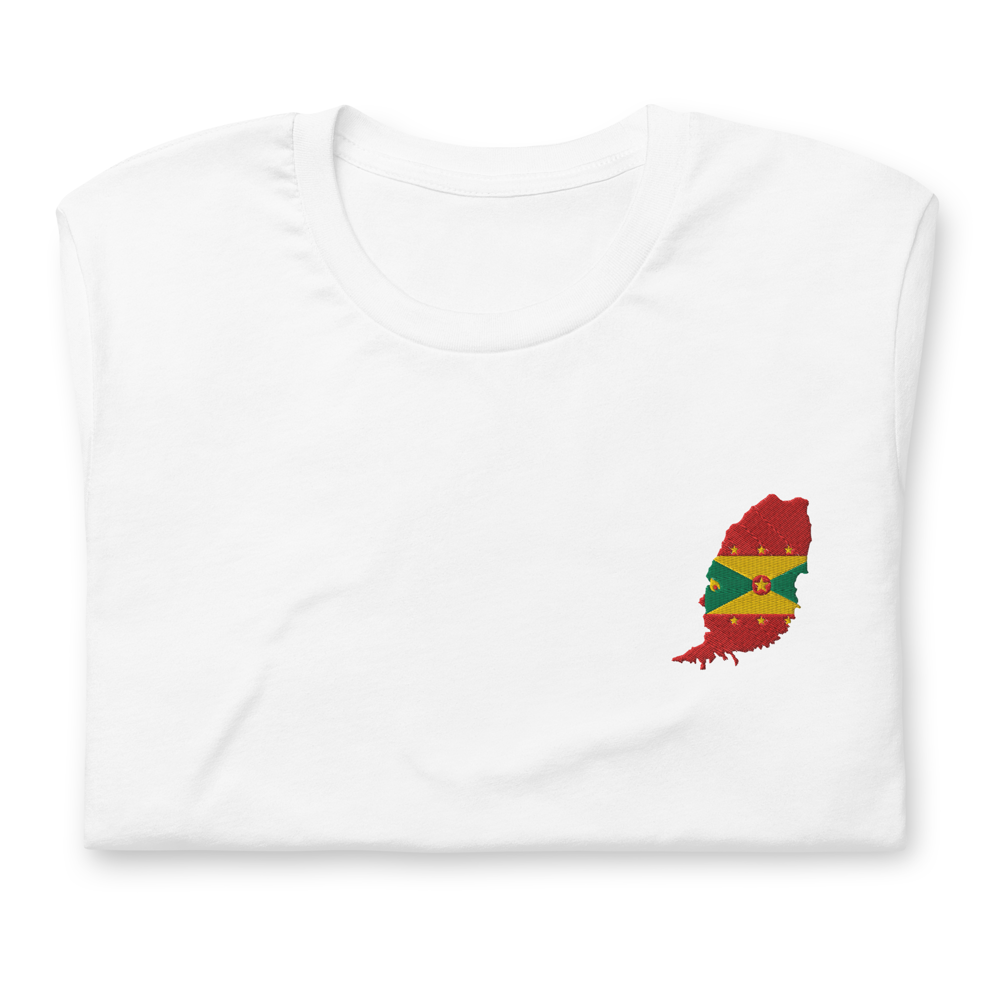 Grenada Island Embroidered T-Shirt