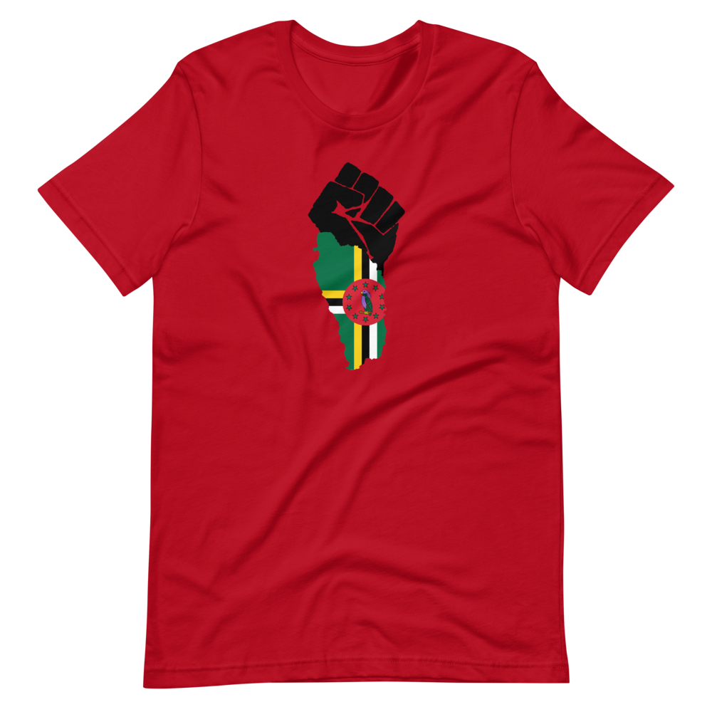 Dominica Power Fist Print T-Shirt