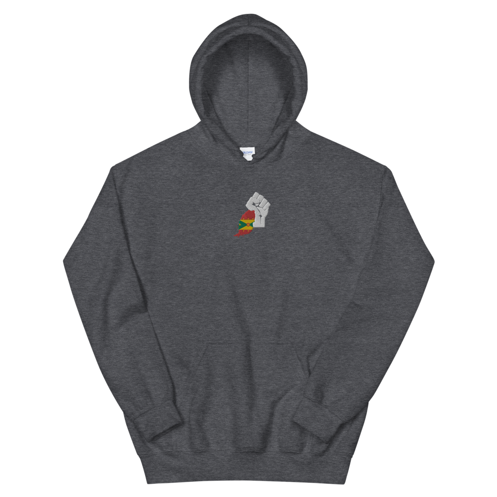 Grenada Power Fist Embroidered Hoodie