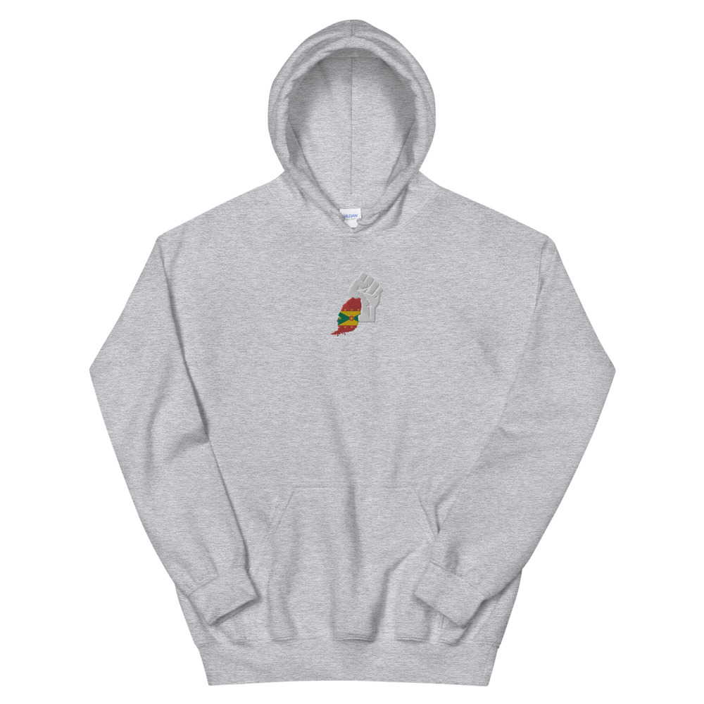 Grenada Power Fist Embroidered Hoodie