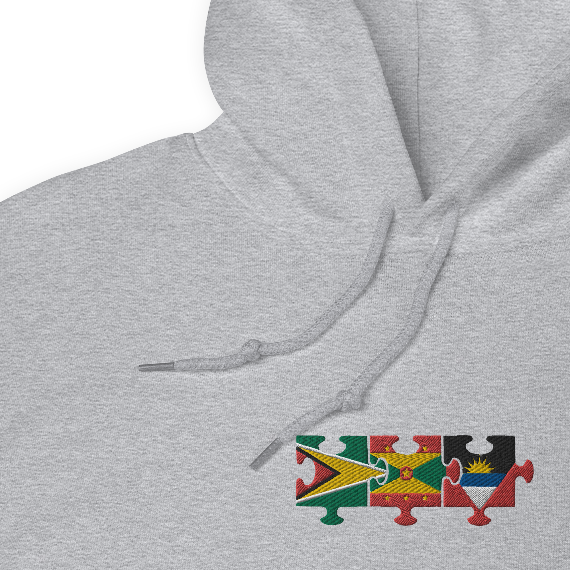 Puzzled Embroidered Hoodie